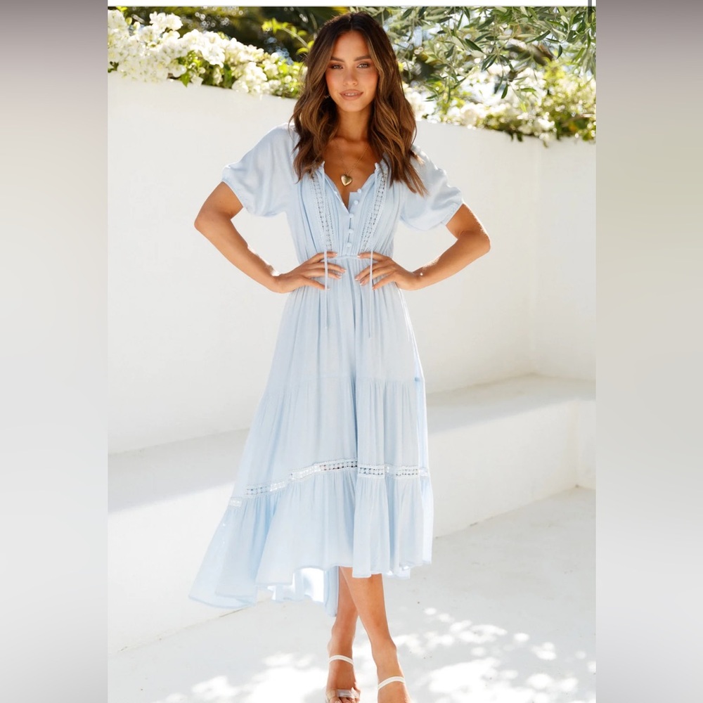 Hello Molly High Above The Clouds Blue Dress